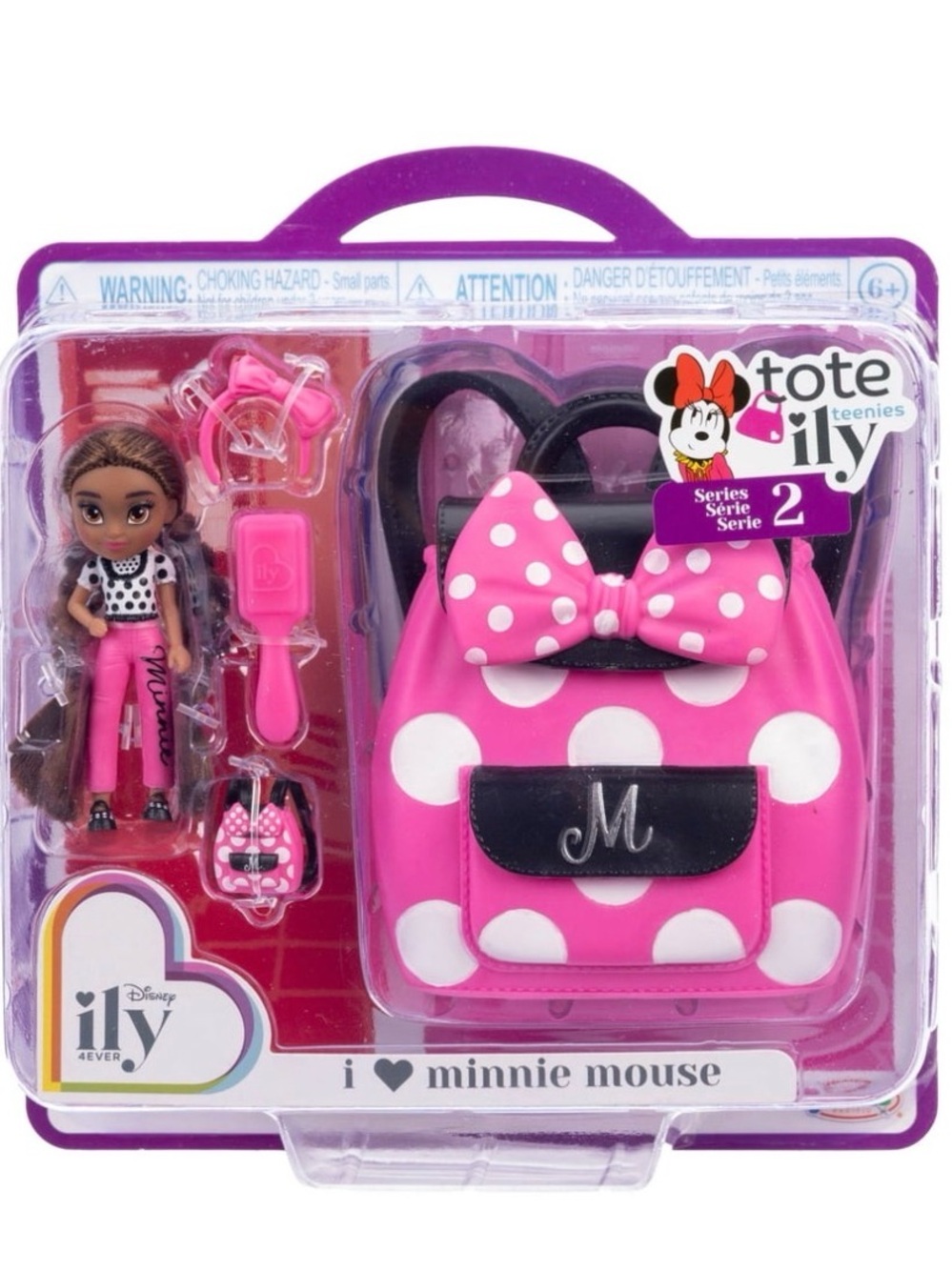 Disney iLY Minnie Mouse Teenies tote ily  Playset series 2